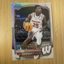 2025-26 Bowman Chrome Mojo Refractor John Blackwell #BCP-78 Wisconsin