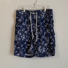 Goodfellow Co Men's Swim Trunks Parrot Tropical Size Medium