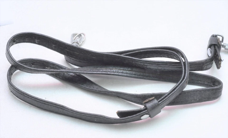 Vintage Slim Black Camera Strap W/Lugs - Image 2 of 2