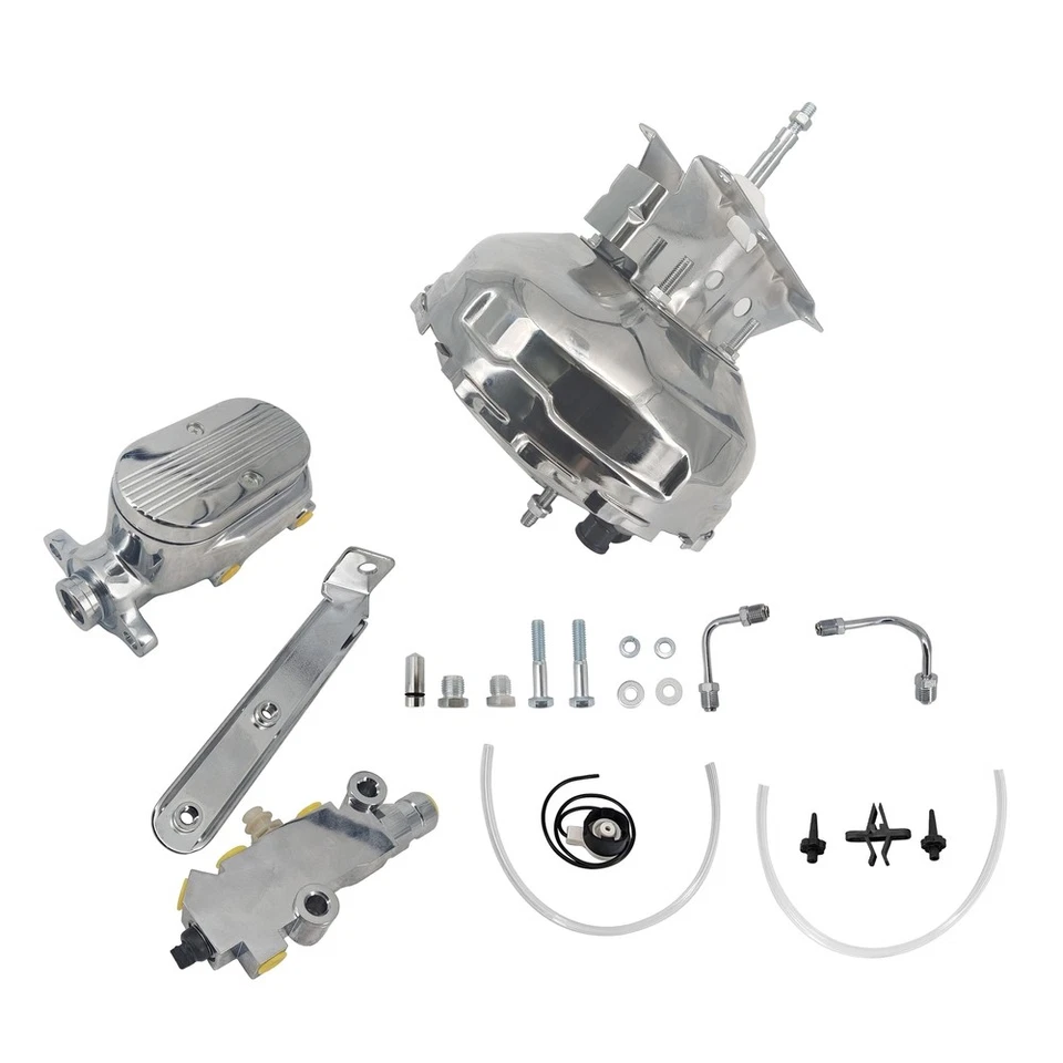 Master Disc Drum For Chrome 1973-1993 Chevy GMC C10 K10 Truck 11” Brake Booster Foto 3 de 4