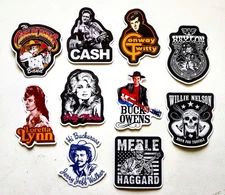 Outlaw Country Vinyl Sticker Lot (10 Pack) 1 classic western cow boy girl folk