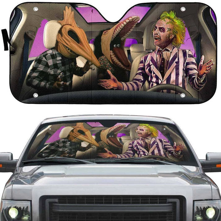Beetlejuice Car Sunshade