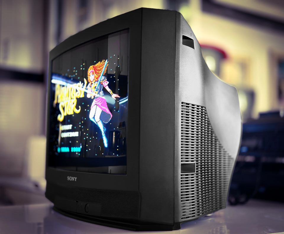 SONY TRINITRON KV21M3D 🌈RaRe🌈 Vintage Retro Gaming CRT TV Scart RGB eBay