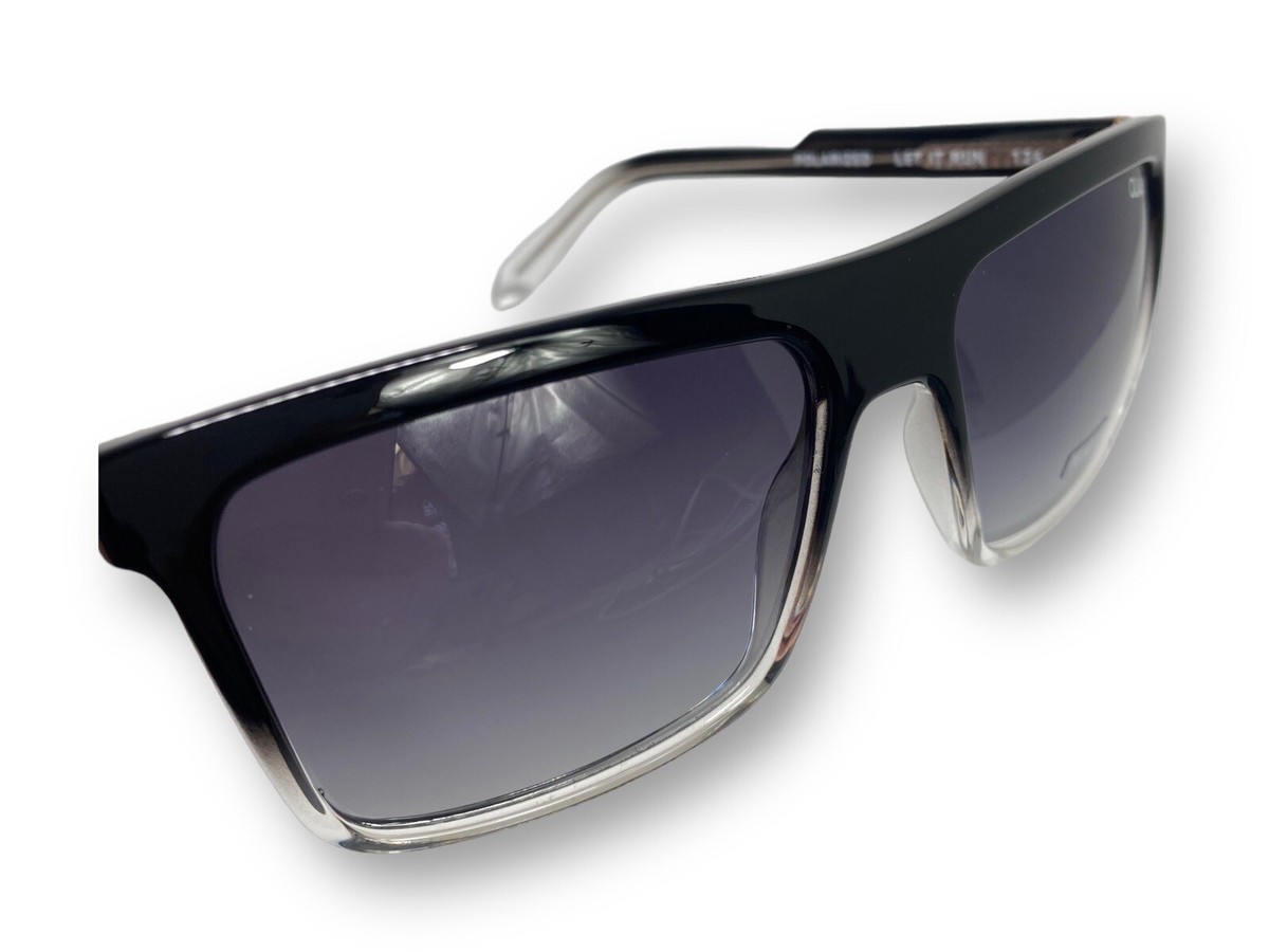 Quay Australia Let It Run Polarized Gradient Sunglasses Quay Let It Run 02 Sunglasses | Matte Black Smoke Polarised  main image 3