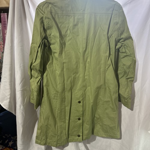 Barbour Womens Jacket Size US 6 Green Waterproof Breathable Rain Wear - Picture 7 of 8