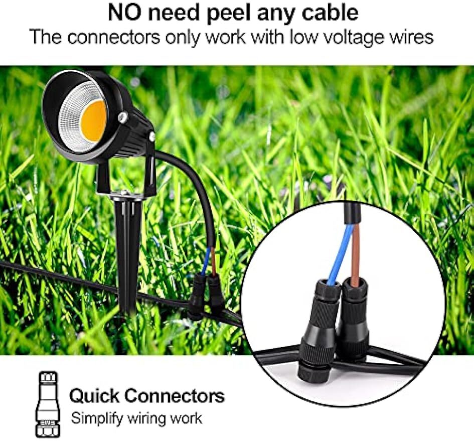 10W Low Voltage Landscape Lights LED Landscape LightingwithConnectors