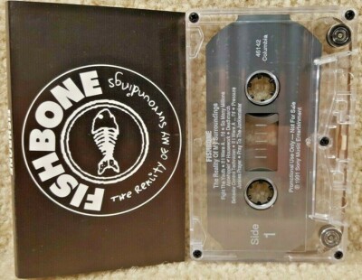 Vintage 1991 Cassette Tape Fishbone The Reality Of My Surroundings Promo Copy
