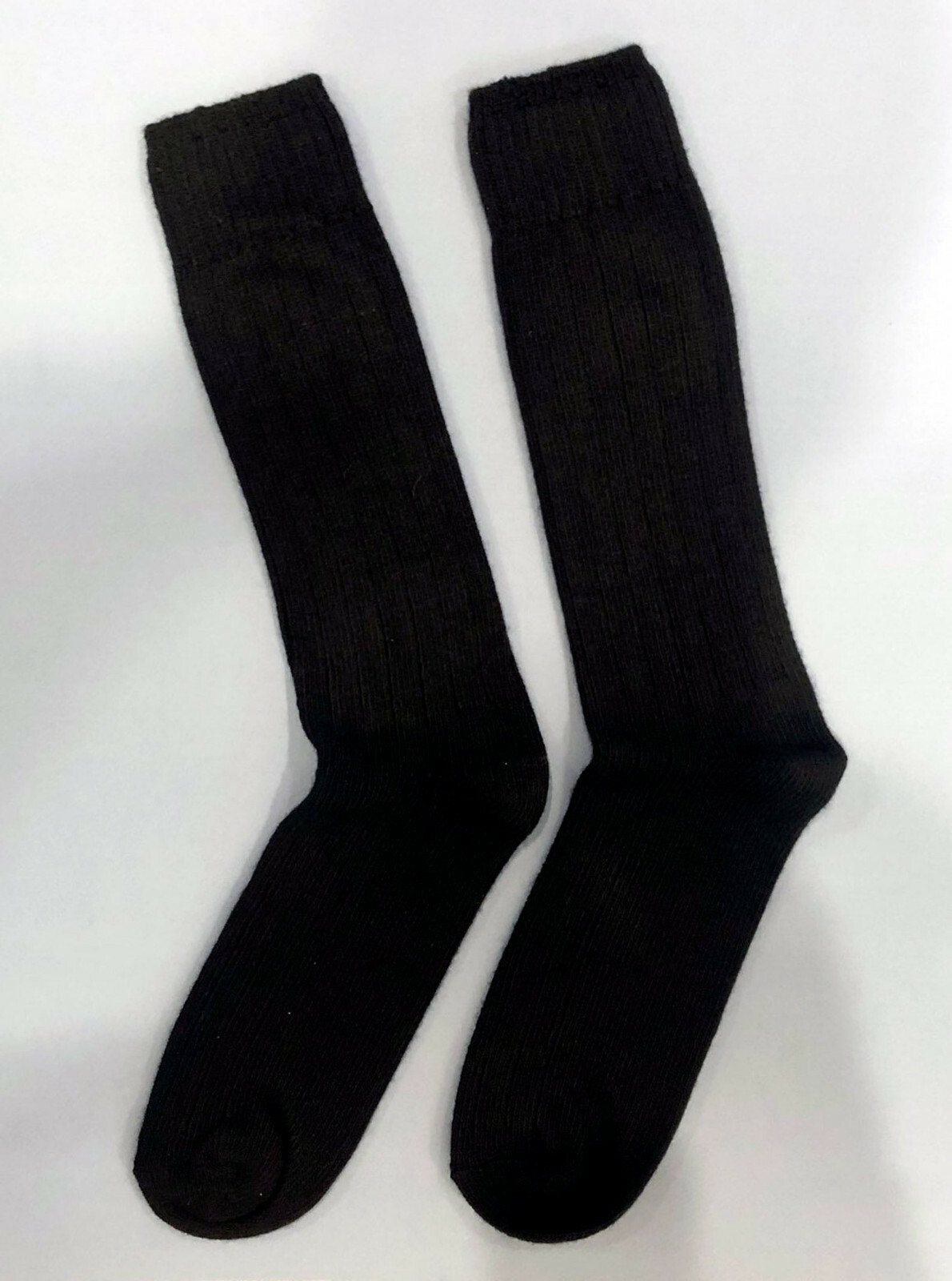 CASHMERE WOOL MEN'S SOCKS BLACK