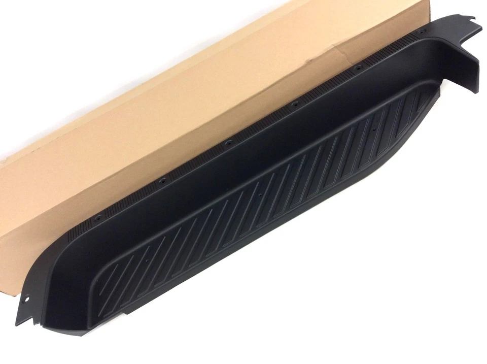 Ford E-150 E-250 negro lado pasajero puerta corredera placa de alféizar rasguño OEM Foto 2 de 4