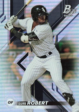 Luis Robert Bowman Platinum 2019 Baseball Card #TOP-88