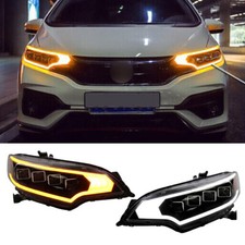 2X LED Scheinwerfer Für Honda FIT/JAZZ 2013-2020 Sequential mit Animation DRL