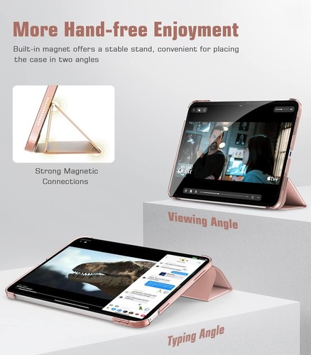 Magnetic Smart Case For iPad Air 1 2 9.7 5/6th 10.2 8 9th 10th 11th Gen 11" 10.9 - Picture 75 of 85