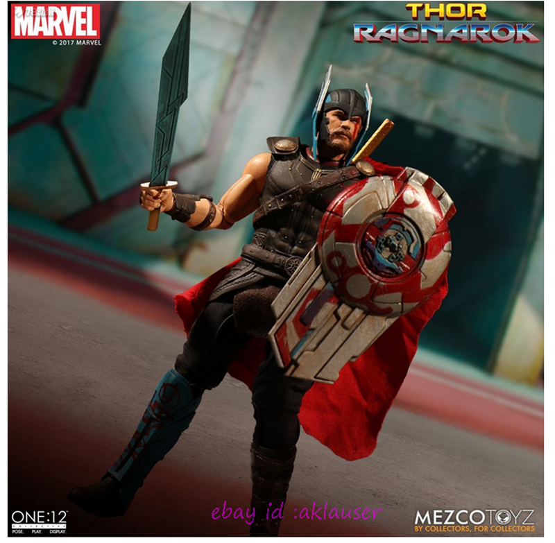 Mezco Toyz 1/12 Mravel Thor Ragnarok Thor Action Figure Toy Model