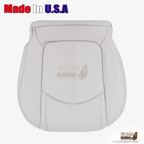 2008 - 2012 Fit Buick Enclave Driver Bottom & Top Genuine Leather Cover In Gray - Imagen 2 de 5