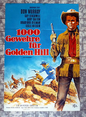 1000 GEWEHRE FÜR GOLDEN HILL / PLAINSMAN * A1-FILMPOSTER - Ger 1-Sheet 1971 DILL