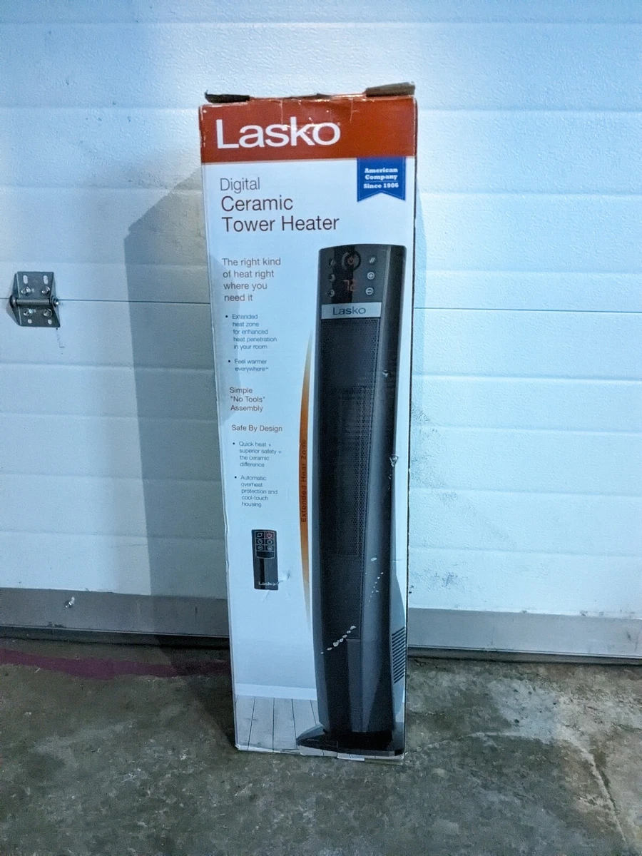 LASKO CT32791 CERAMIC TOWER HEATER W/REMOTE CONTROL, BLACK, 32u0026#034;, NEW  46013771223 | eBay