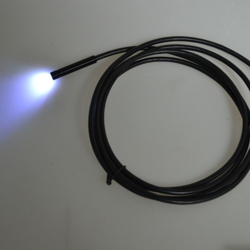 ENDOSCOPIO USB TELECAMERA ISPEZIONE FLESSIBILE LED 5 METRI IMPERMEABILE SONDA - Foto 1 di 1