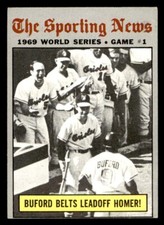 1970 Topps Baseball #305 World Series Game 1 (Buford Belts ...) VG/EX *e3