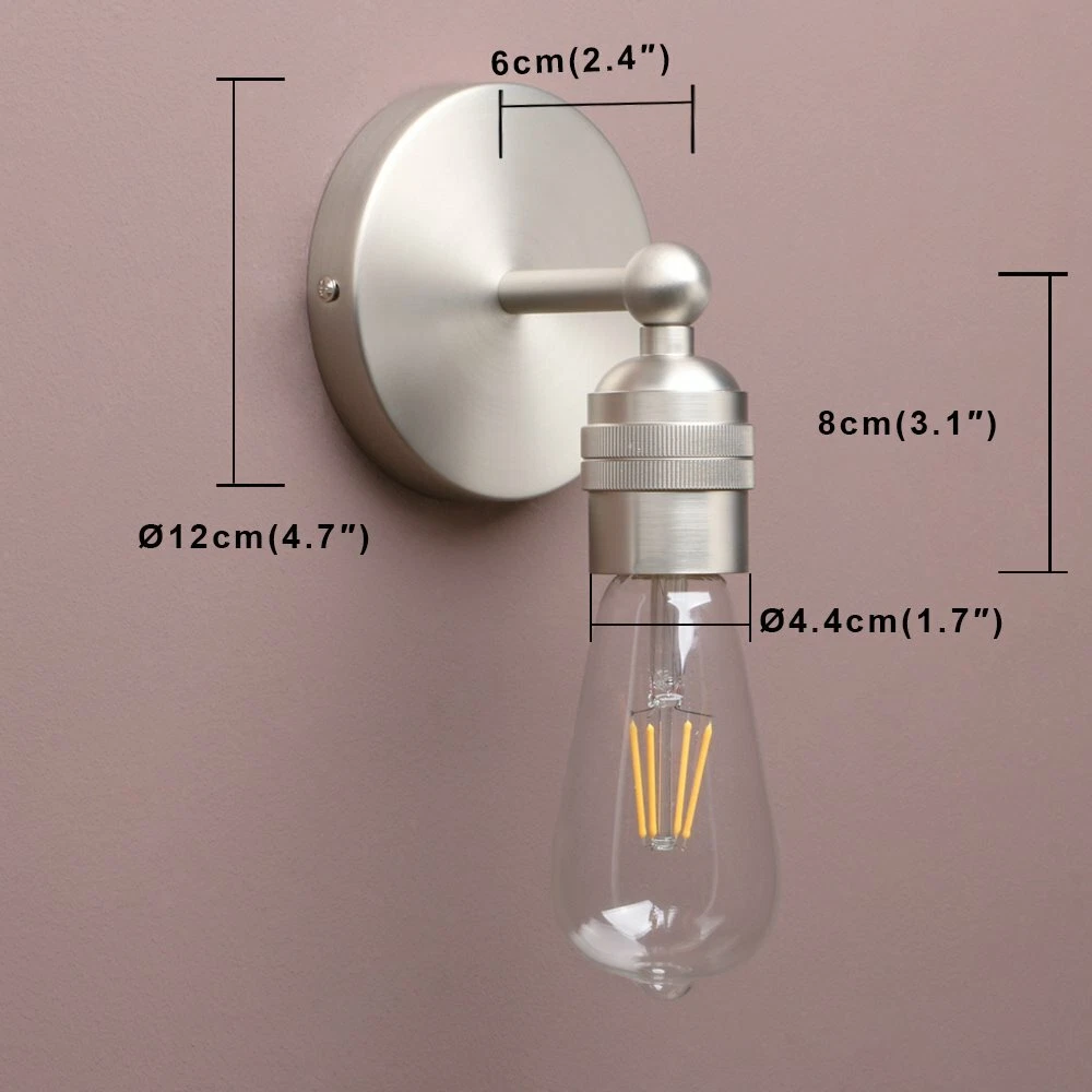 Vintage Industrial Wall Sconce Lights UK – 2-Pack