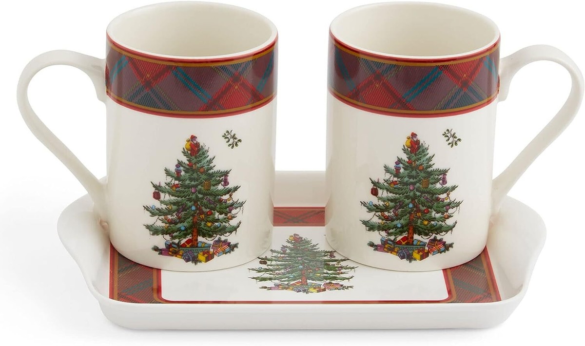 Spode Christmas Tree Collection, Café Mug, 14-Ounce, Coffee, image size:1200x710