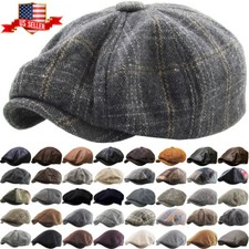 Mens Ivy Hat Golf Driving Ascot Winter Flat C...