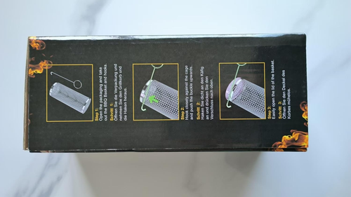 2-teiliges Rollgrillkorb Set - Grillwerkzeug für Gemüse, Garnelen, Camping Geschenke Männer - Bild 10 von 12