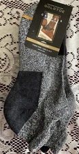 Men’s Gold Toe Sneaker Tab Socks  3 Pairs  - Size 6-12.5 Black/Multi New