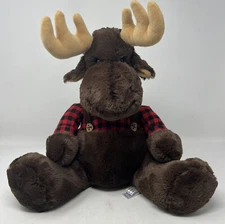Aurora Harry & David Plush Moose Munch Jasper Stuffed Animal Wildlife Brown 2019