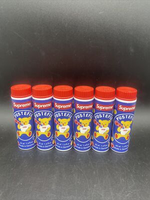 SS21 Supreme X Pustefix Bubbles 1.4 Fl Oz Bottle Lot of 6
