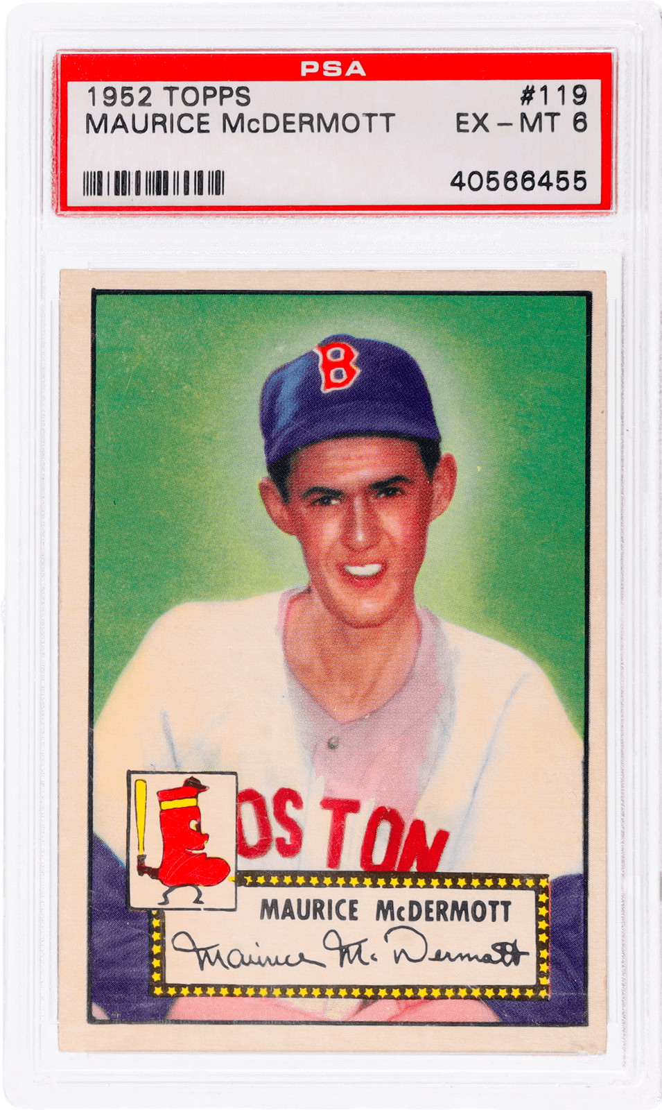 1952 Topps Mickey Mcdermott #119 PSA 6