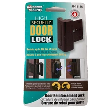 Prime-Line U 11126 Aluminum Bronze Anodizede Finish Door Reinforcement Lock