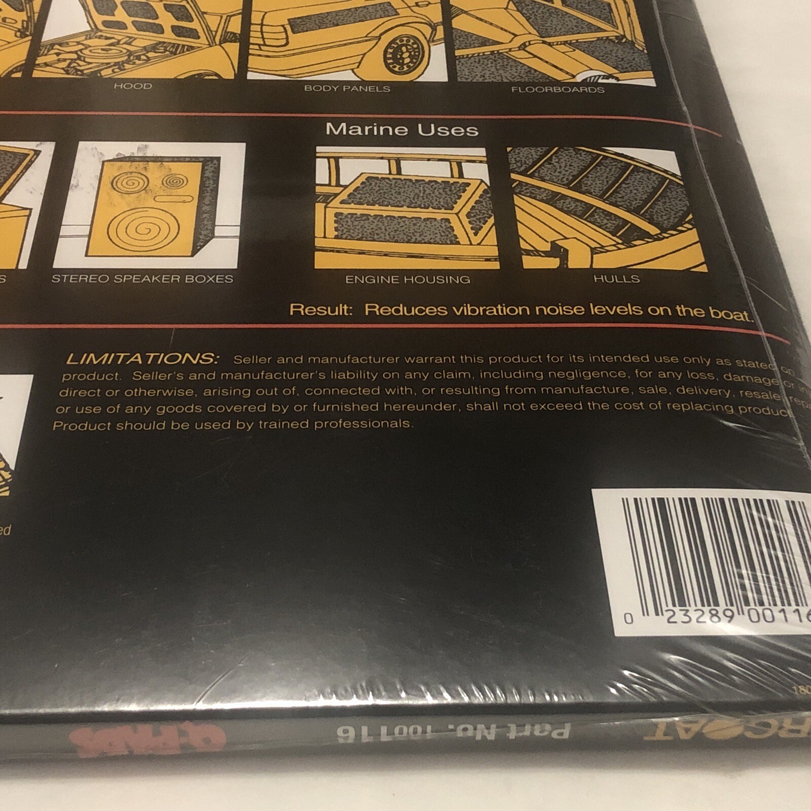 Evercoat QPads 100116 Sound Deadening Panels, 12" x 12", 6 Pack eBay