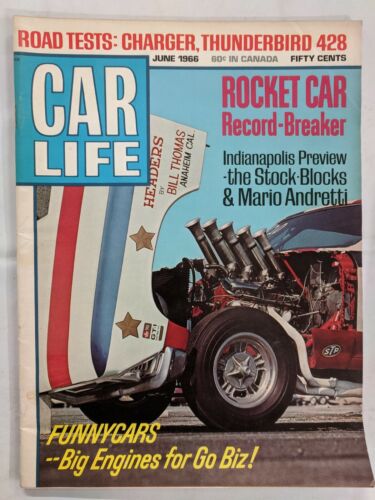 Magazyn CAR LIFE ~ Rocket Car Record Breaker czerwiec 1966 M347  - Zdjęcie 1 z 1