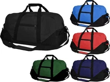 21" Travel Gym Duffel Bag Sports Gear Equipment Two Tone Duffle Carryon Luggage