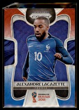 2018 Panini Prizm World Cup RED BLUE WAVE #76 Alexandre Lacazette - France Qty