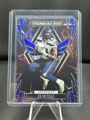 DK Metcalf 2023 Phoenix Thunderbirds Blue /25 #TB-DKM Seahawks