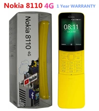 Nokia 8110 4G (2018)TA-1059 Unlocked 4GB 512MB RAM Dual Sim 2MP New