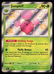 Jumpluff 098/091 Paldean Fates Shiny Rare Holo