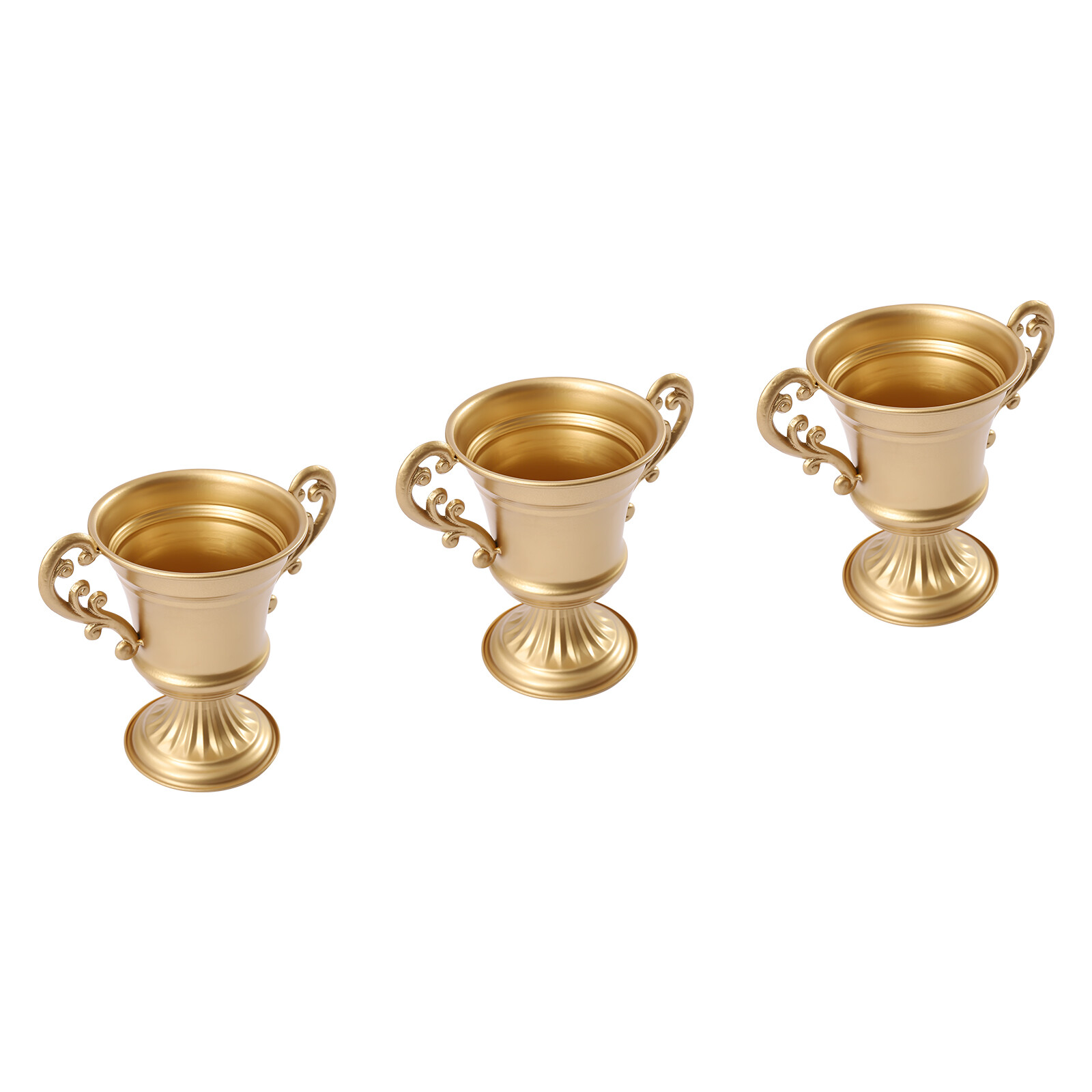 10Pcs Gold Wedding Tables Centerpieces Vase Flowers Vases Decoration