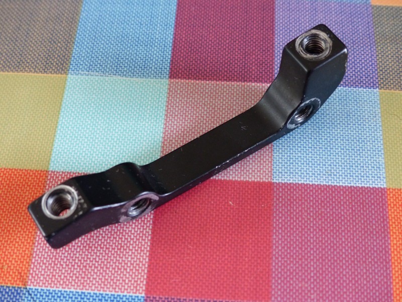 Unbranded 160mm IS post-mount disc brake adapter (9.11)