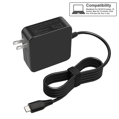 Power Adapter for Macbook Air 13inch A2337/A2179/A1932 USB Type-C