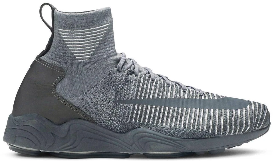 Nike Flyknit Mercurial XI gris oscuro
