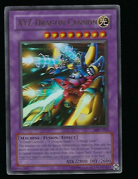 XYZ Dragon Cannon - MFC052 - Yugioh - Ultra Rare NM/M | eBay XYZ Dragon Cannon - MFC052 - Yugioh - Ultra Rare NM/M | eBay