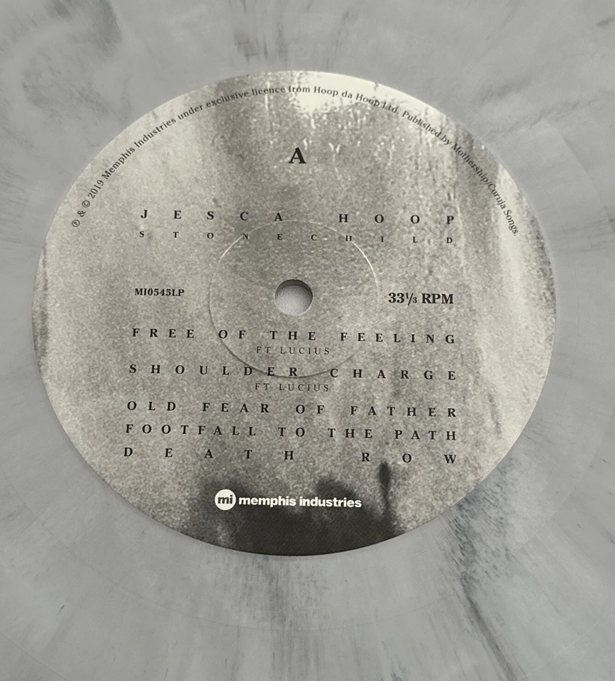 Jesca Hoop - Stonechild - Limited Edition White And Black Marble LP Signed - Image 4 of 4