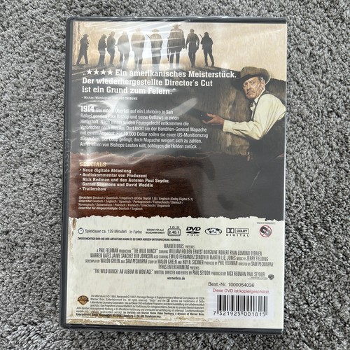 The Wild Bunch - Sie kannten kein Gesetz - Director`s Cut - DVD - FSK 16 - Bild 2 von 2