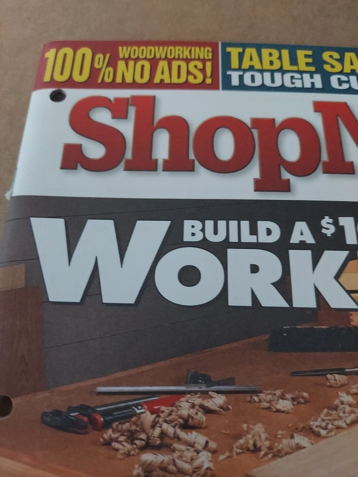 2006 SHOPNOTES Magazine "Build A Rock-Solud Workbench" - Imagem 2 de 4