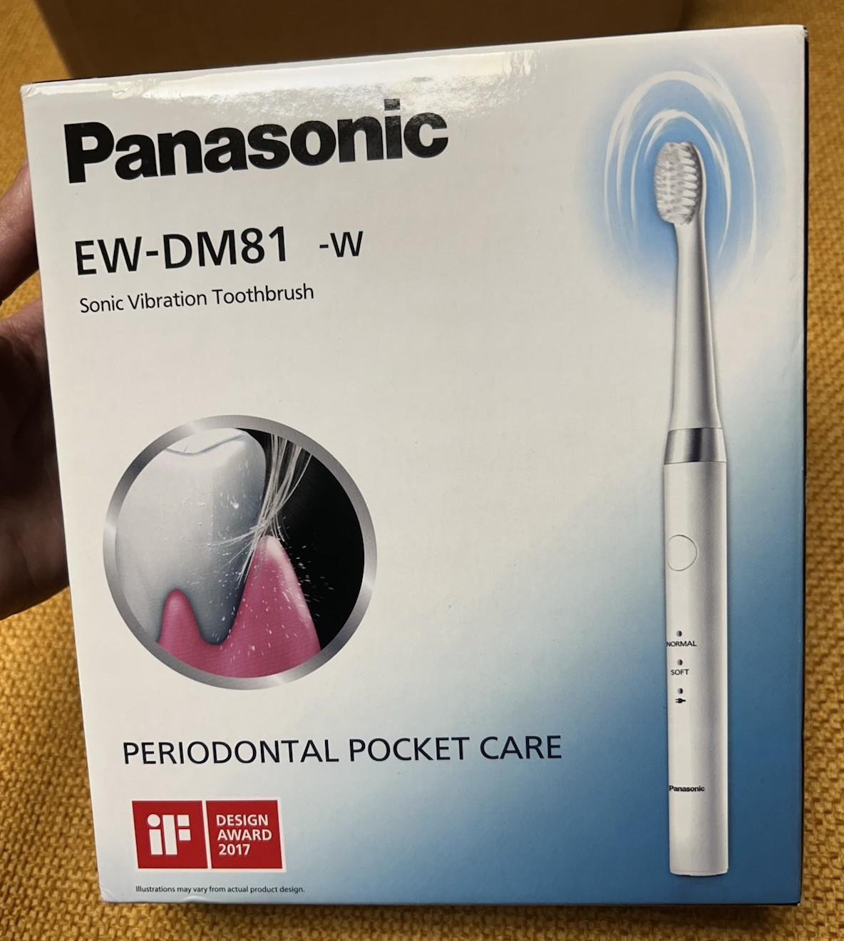 Spazzolino Elettrico EW-DM81 -w Panasonic Spazzole con Vibrazione Sonica