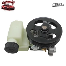 Power Steering Pump w/ Pulley & Reservoir For 07-12 Mazda CX-7 L4 2.3L 2.5L New