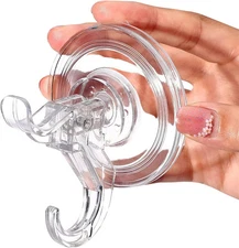 Antimbee 3-Pack Strong Vacuum Suction Cup Hooks Hanger for Shower Glass Door ...