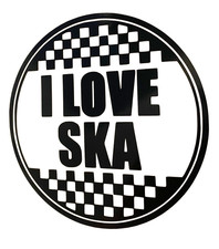 1x Ska Love Decal Vinyl Sticker Bumper Camper Car Van Window Glass 5.5x5.5inch